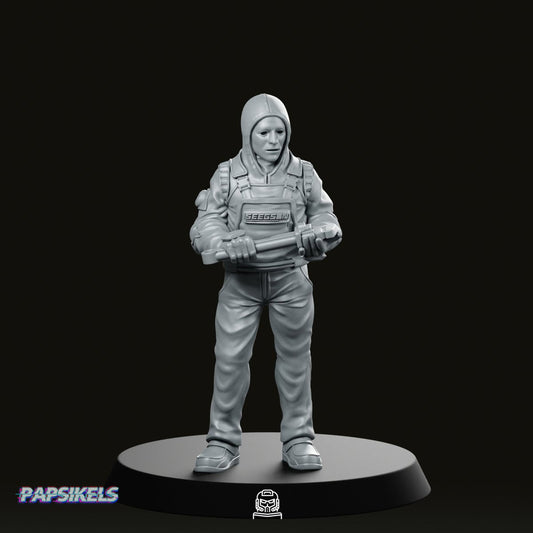 Papz Industries Working Bro 07 Miniature - Papsikels Miniatures - We Print Miniatures