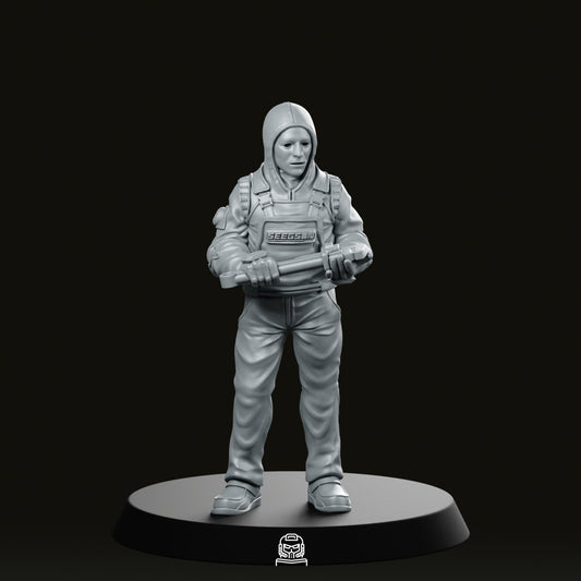 Papz Industries Working Bro 07 Miniature - Papsikels Miniatures - We Print Miniatures