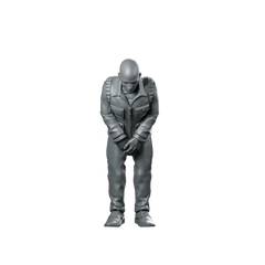 Papz Industries Working Bro H Miniature Cyberpunk NPC Miniature 360 Spin 01