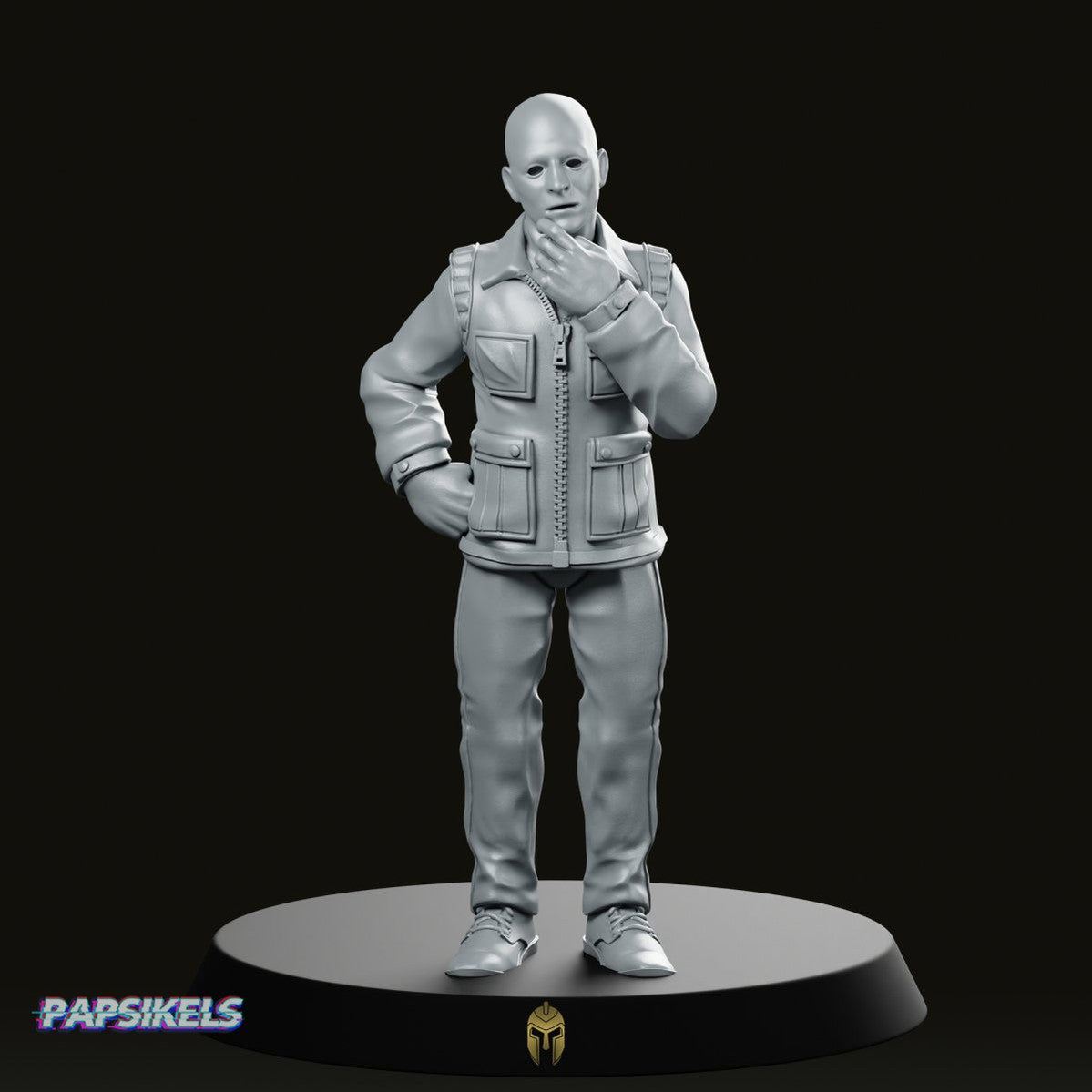 Papz Industries Working Bro I Miniature - Papsikels Miniatures - We Print Miniatures