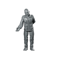 Papz Industries Working Bro J Miniature Sci-Fi NPC Miniature 360 Spin 01