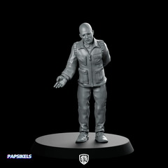 Papz Industries Working Bro J Miniature Sci - Fi NPC - Papsikels Miniatures - We Print Miniatures
