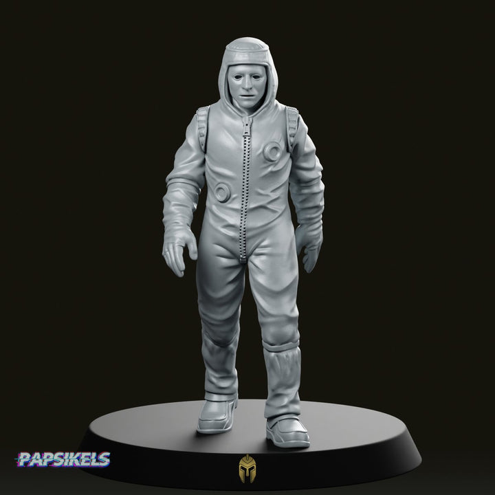 Papz Industries Working Bro M Miniature Sci-Fi Worker