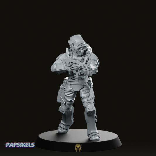 Papz Industries Wy Pmcs Operator 1 Miniature - Papsikels Miniatures - We Print Miniatures