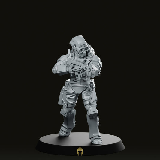 Papz Industries Wy Pmcs Operator 1 Miniature - Papsikels Miniatures - We Print Miniatures