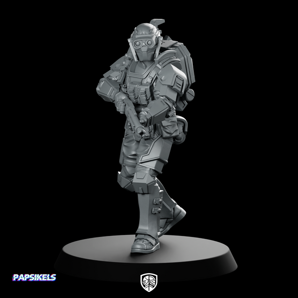 Papz Industries Wy Pmcs Operator 11 Miniature Cyberpunk