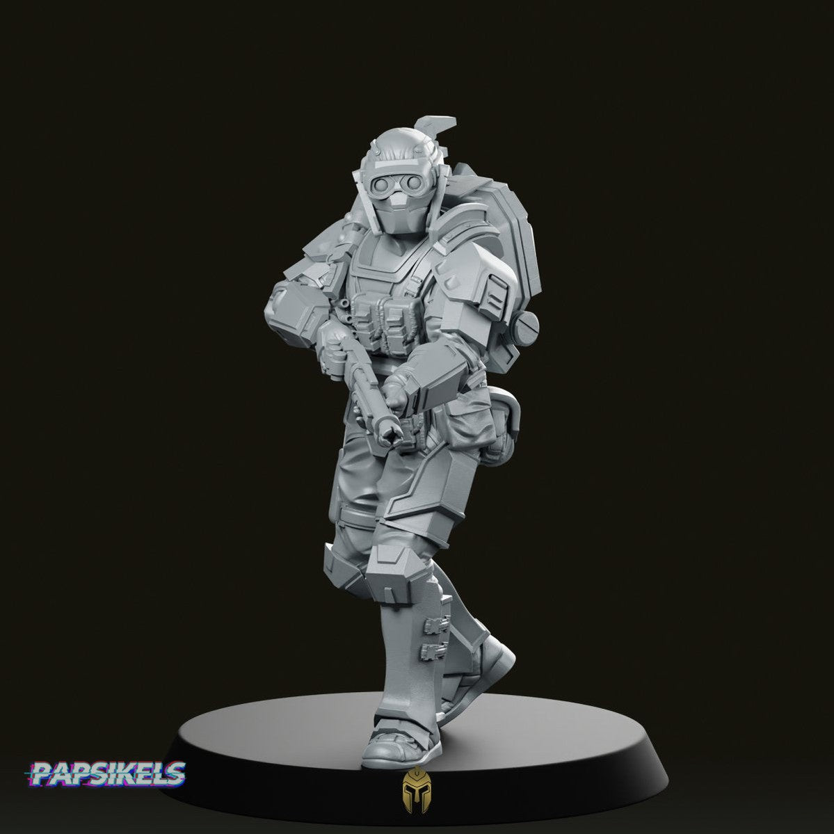 Papz Industries Wy Pmcs Operator 11 Miniature - Papsikels Miniatures - We Print Miniatures