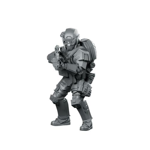 Papz Industries Wy Pmcs Operator 12 Miniature Armoured - Papsikels Miniatures - We Print Miniatures