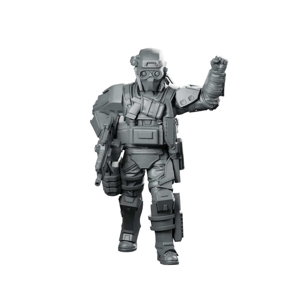 Papz Industries Wy Pmcs Operator 14 Miniature Armoured Miniature 360 Spin 01