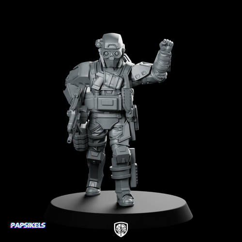 Papz Industries Wy Pmcs Operator 14 Miniature Armoured
