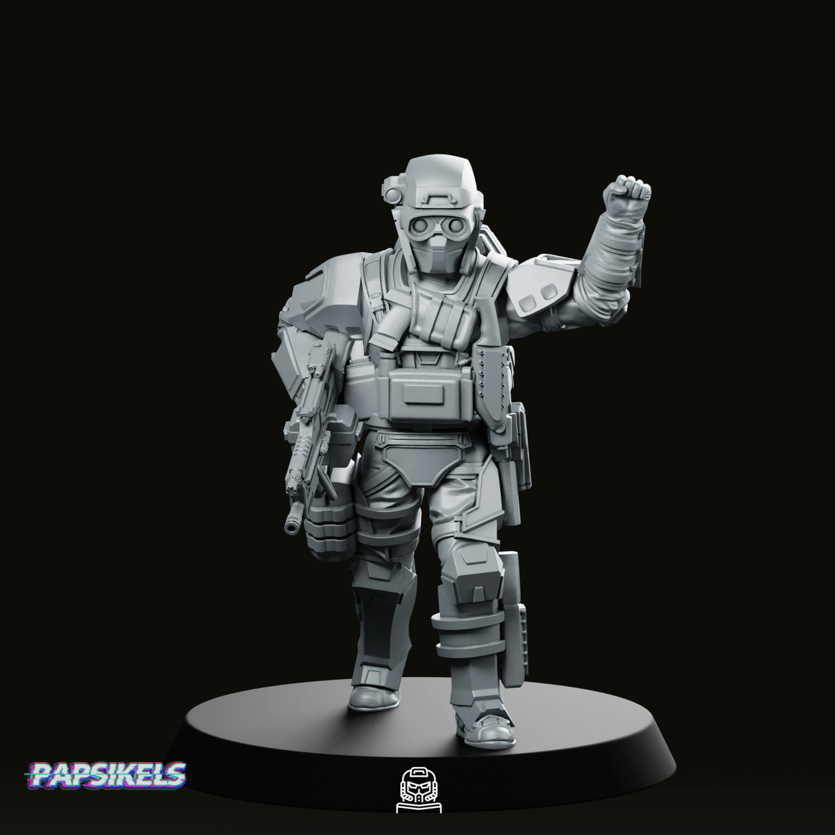 Papz Industries Wy Pmcs Operator 14 Miniature - Papsikels Miniatures - We Print Miniatures