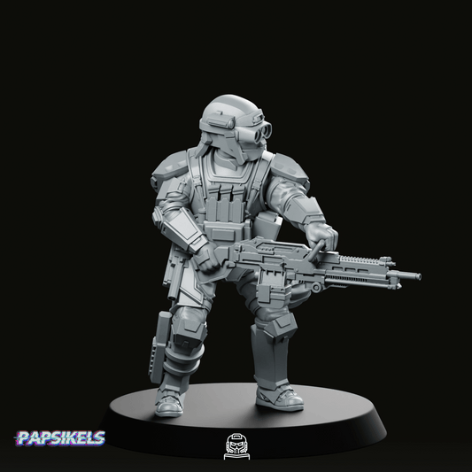 Papz Industries Wy Pmcs Operator 15 Miniature - Papsikels Miniatures - We Print Miniatures