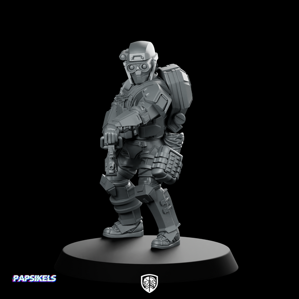 Papz Industries Wy Pmcs Operator 15 Miniature Sci-Fi