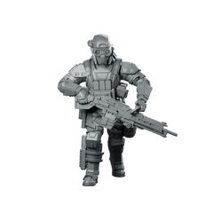 Papz Industries Wy Pmcs Operator 16 Miniature Sci - Fi - Papsikels Miniatures - We Print Miniatures