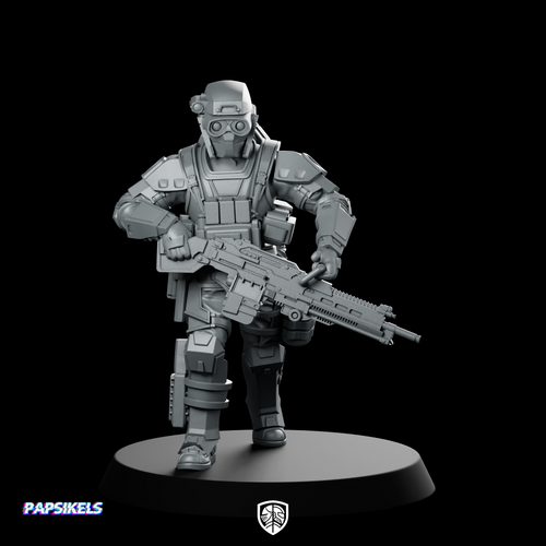 Papz Industries Wy Pmcs Operator 16 Miniature Sci-Fi