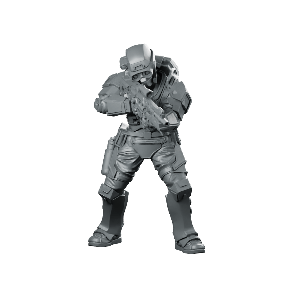Papz Industries Wy Pmcs Operator 17 Miniature Sci - Fi - Papsikels Miniatures - We Print Miniatures