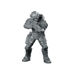 Papz Industries Wy Pmcs Operator 17 Miniature Sci - Fi - Papsikels Miniatures - We Print Miniatures