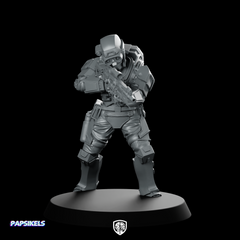 Papz Industries Wy Pmcs Operator 17 Miniature Sci-Fi