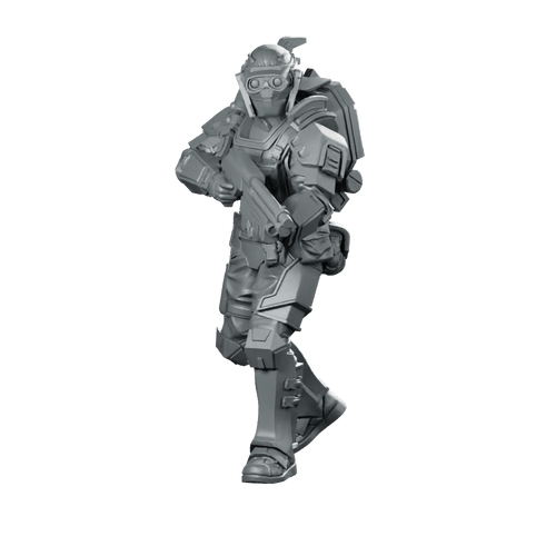 Papz Industries Wy Pmcs Operator 18 Miniature Sci - Fi - Papsikels Miniatures - We Print Miniatures