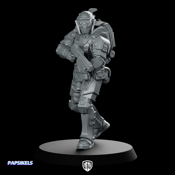 Papz Industries Wy Pmcs Operator 18 Miniature Sci-Fi