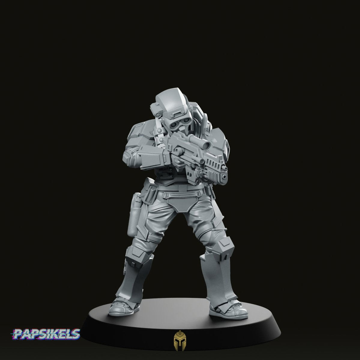 Papz Industries Wy Pmcs Operator 5 Miniature - Papsikels Miniatures - We Print Miniatures