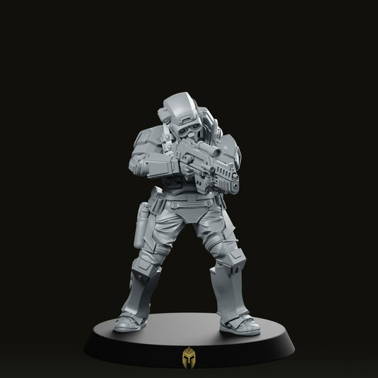 Papz Industries Wy Pmcs Operator 5 Miniature - Papsikels Miniatures - We Print Miniatures