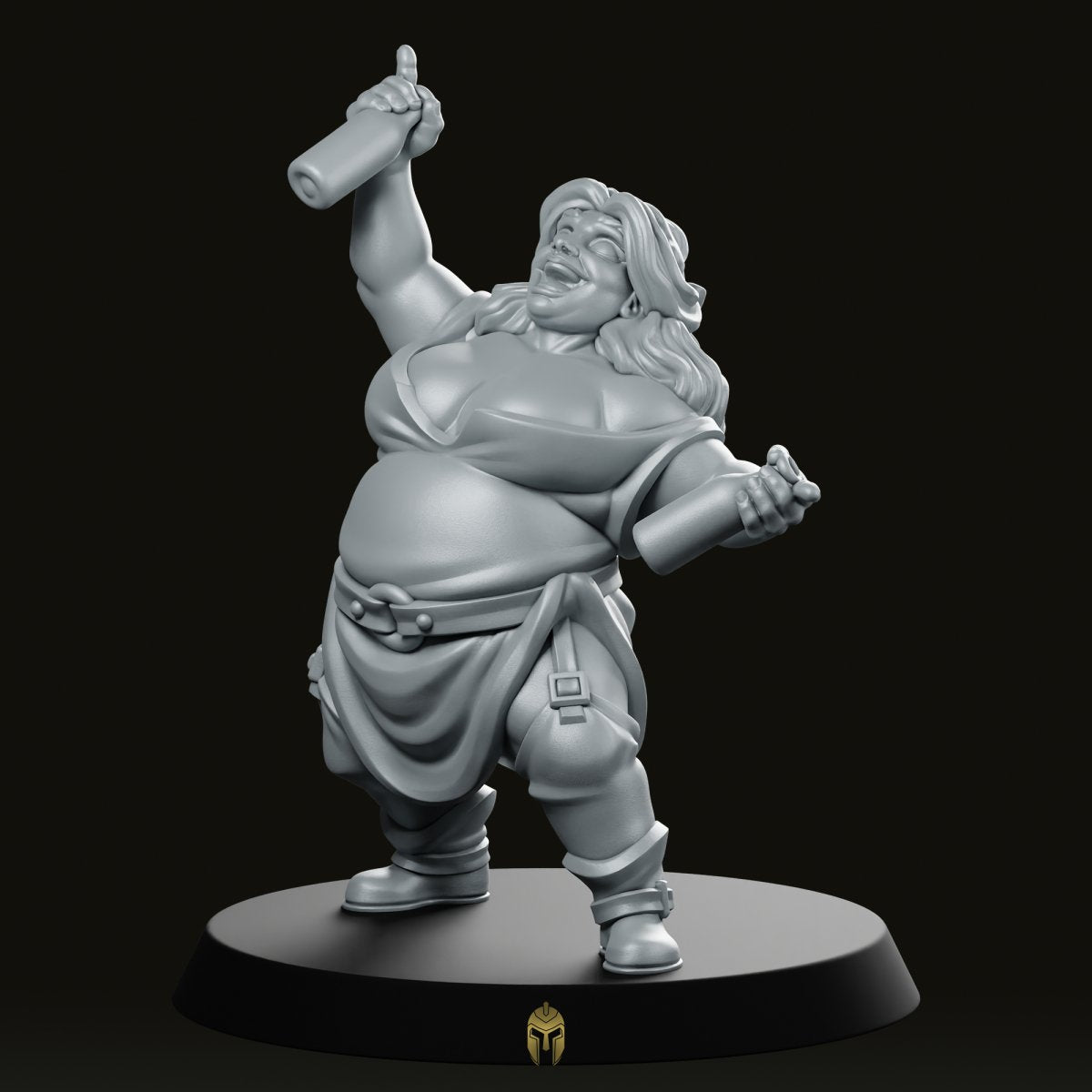 Party Lady Miniature -Vae Victus Miniatures - We Print Miniatures