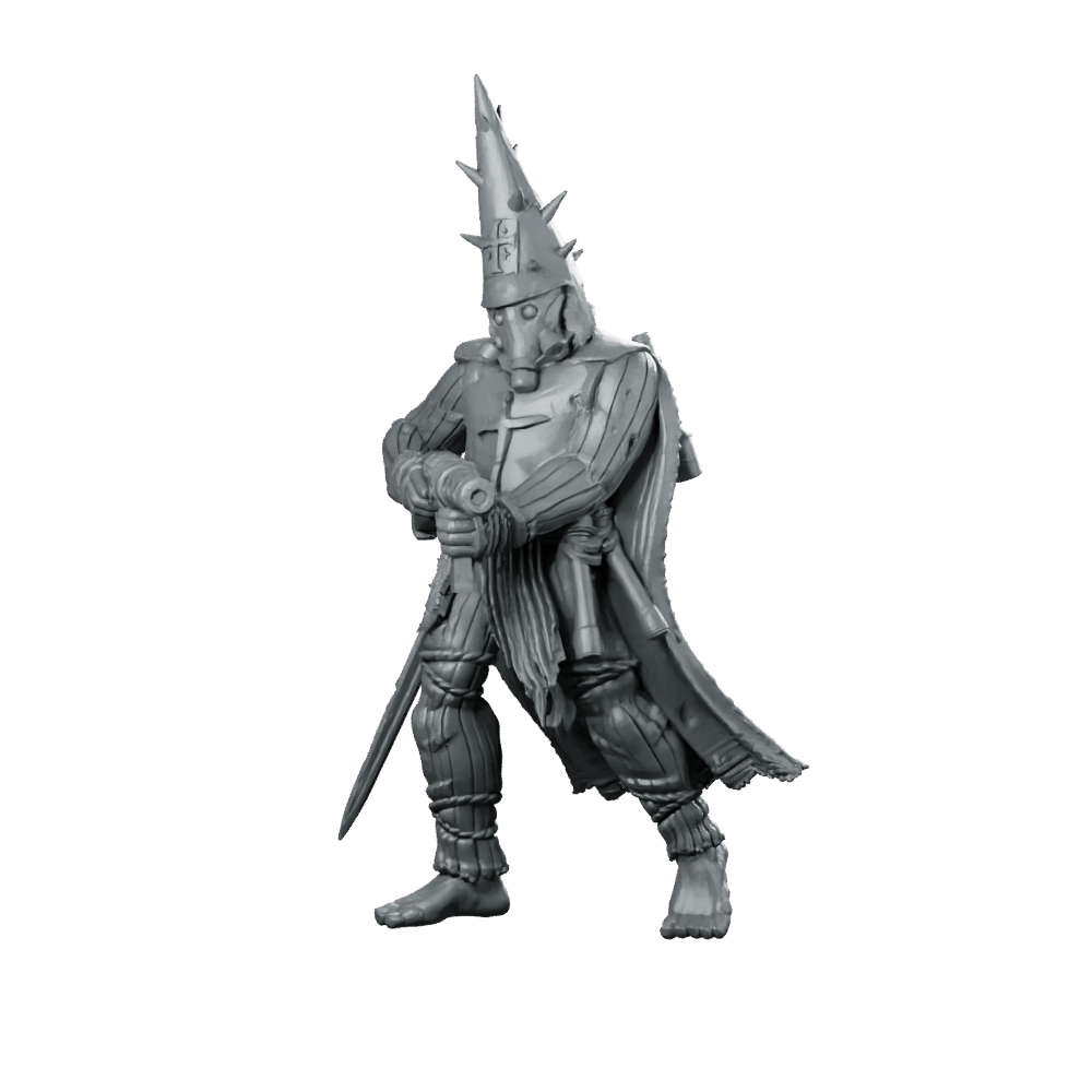 Pasig Trench Pilgrim 2 Miniature Cult Zealot - Papsikels Miniatures - We Print Miniatures