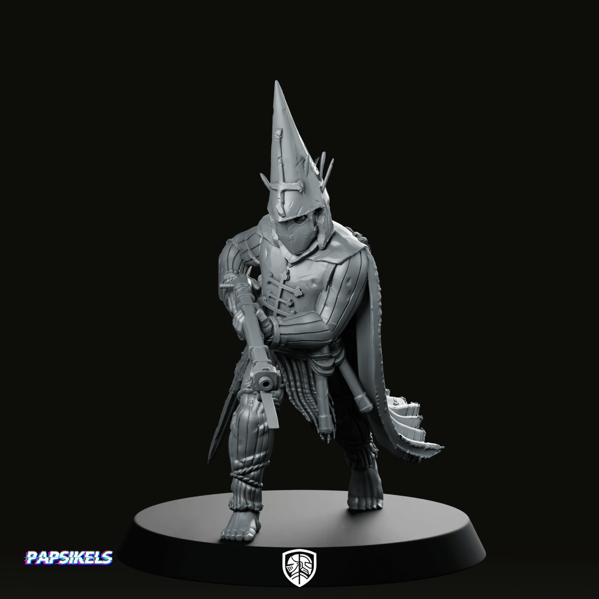 Pasig Trench Pilgrim 4 Miniature - Papsikels Miniatures - We Print Miniatures