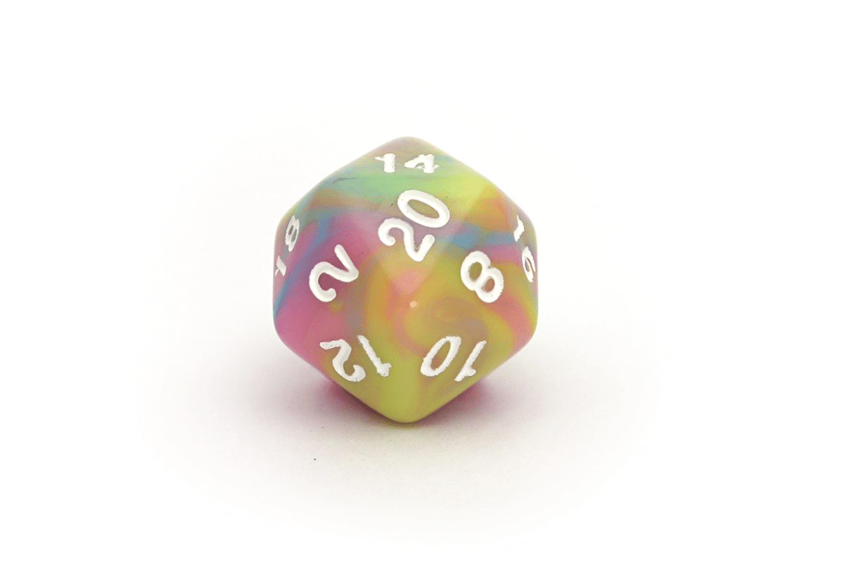 Pastel Blend Dice - DiceRoll UK - We Print Miniatures