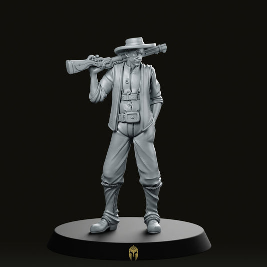 Pat Lancaster B Cowboy Miniature -CastNPlay - We Print Miniatures