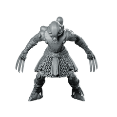 Trench Soldier Payatas Death Commando 1 Miniature Clawed - Papsikels Miniatures - We Print Miniatures