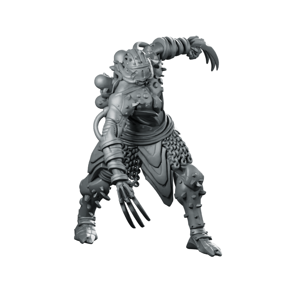 Trench Soldier Payatas Death Commando 2 Miniature Armoured - Papsikels Miniatures - We Print Miniatures