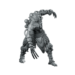 Trench Soldier Payatas Death Commando 2 Miniature Armoured - Papsikels Miniatures - We Print Miniatures