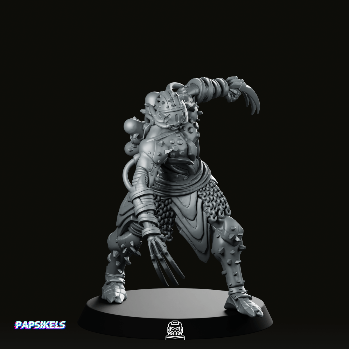 Payatas Death Commando 2 Trench Crusade Miniature - Papsikels Miniatures - We Print Miniatures