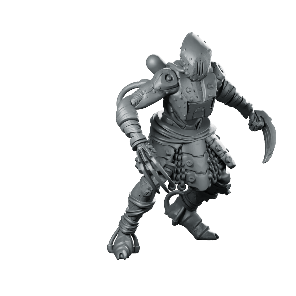 Trench Soldier Payatas Death Commando 3 Miniature Armoured - Papsikels Miniatures - We Print Miniatures