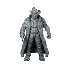 Detective Bruce Dwayne Pcpd Miniature Cyber Noir Police Miniature 360 Spin 01