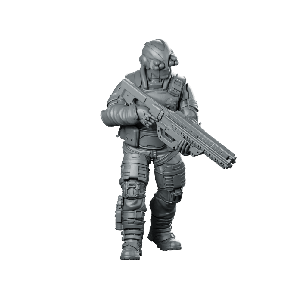 Pcpd Hypertac C Swat Unit 1 Miniature Tactical - Papsikels Miniatures - We Print Miniatures
