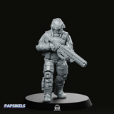 Pcpd Hypertac C Swat Unit 1 Miniature - Papsikels Miniatures - We Print Miniatures