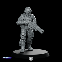 Pcpd Hypertac C Swat Unit 1 Miniature Tactical - Papsikels Miniatures - We Print Miniatures