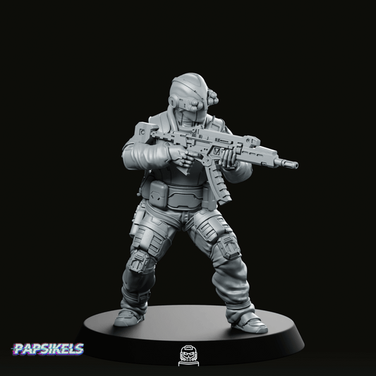 Pcpd Hypertac C Swat Unit 2 Miniature - Papsikels Miniatures - We Print Miniatures