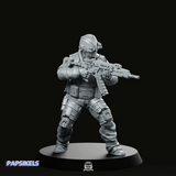 Pcpd Hypertac C Swat Unit 2 Miniature - Papsikels Miniatures - We Print Miniatures