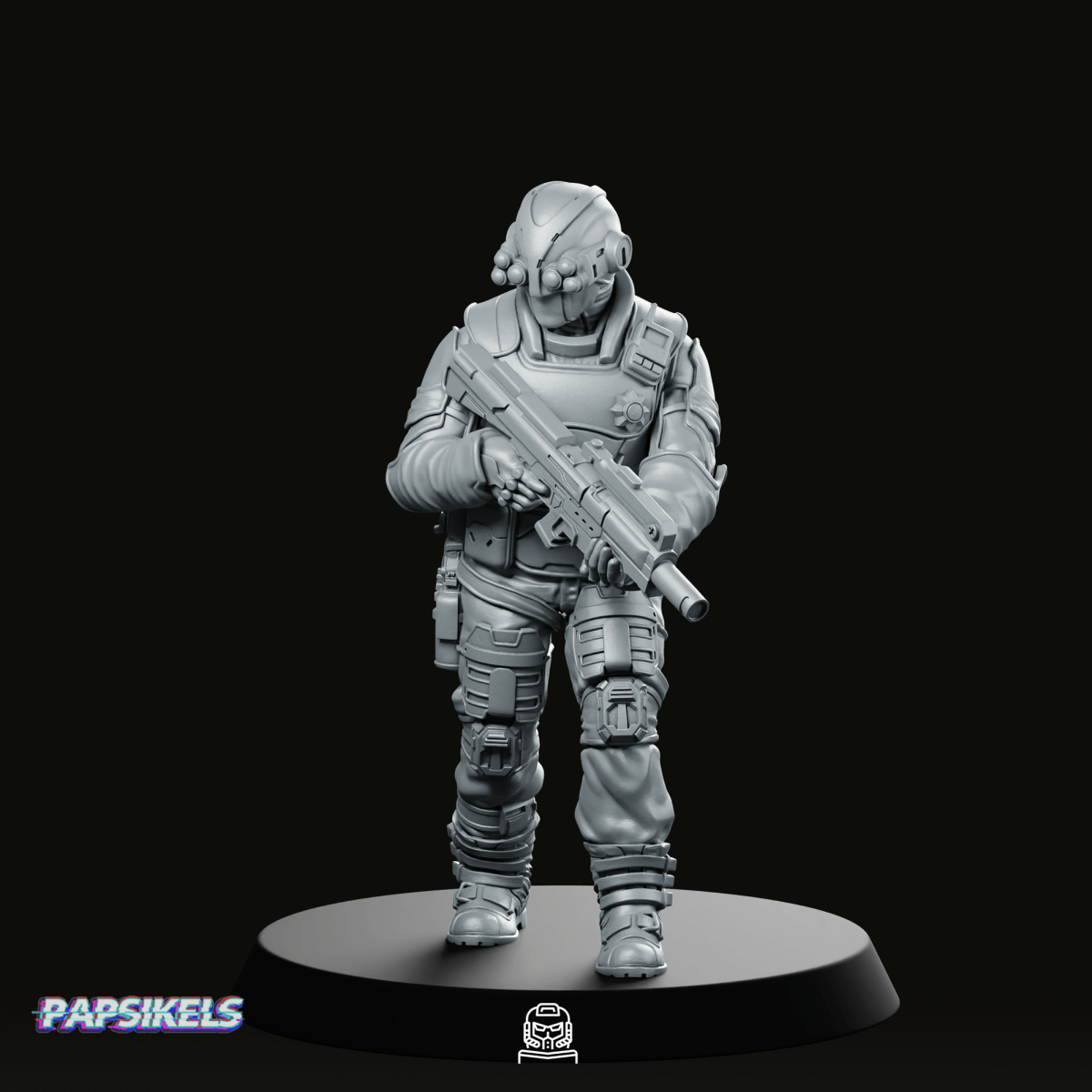 Pcpd Hypertac C Swat Unit 3 Miniature - Papsikels Miniatures - We Print Miniatures