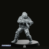 Pcpd Hypertac C Swat Unit 5 Miniature - Papsikels Miniatures - We Print Miniatures