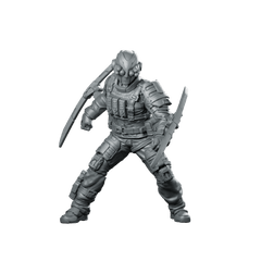 Pcpd Hypertac C Swat Unit 7 Miniature Cyberpunk - Papsikels Miniatures - We Print Miniatures