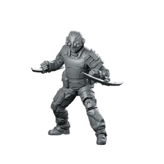 Pcpd Hypertac C Swat Unit 8 Miniature Cyberpunk - Papsikels Miniatures - We Print Miniatures