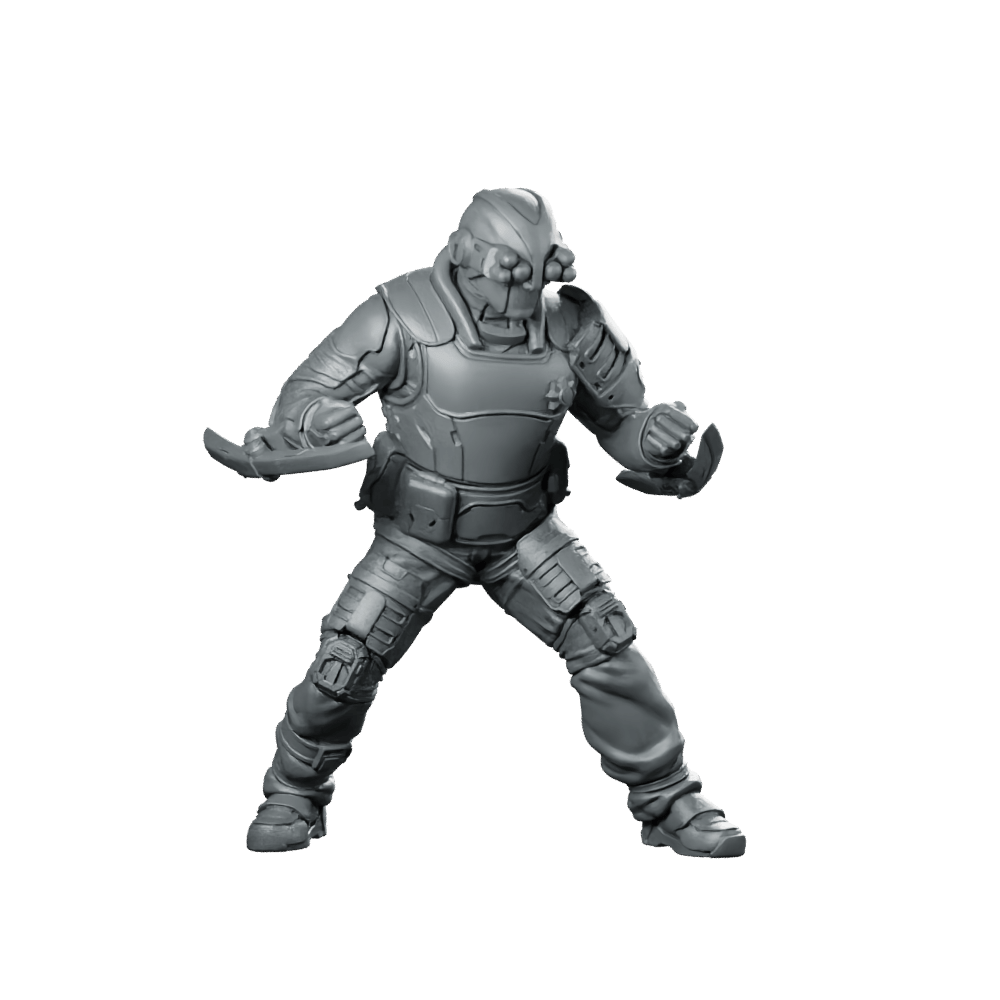 Pcpd Hypertac C Swat Unit 8 Miniature Cyberpunk - Papsikels Miniatures - We Print Miniatures