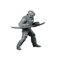Pcpd Hypertac C Swat Unit 8 Miniature Cyberpunk - Papsikels Miniatures - We Print Miniatures