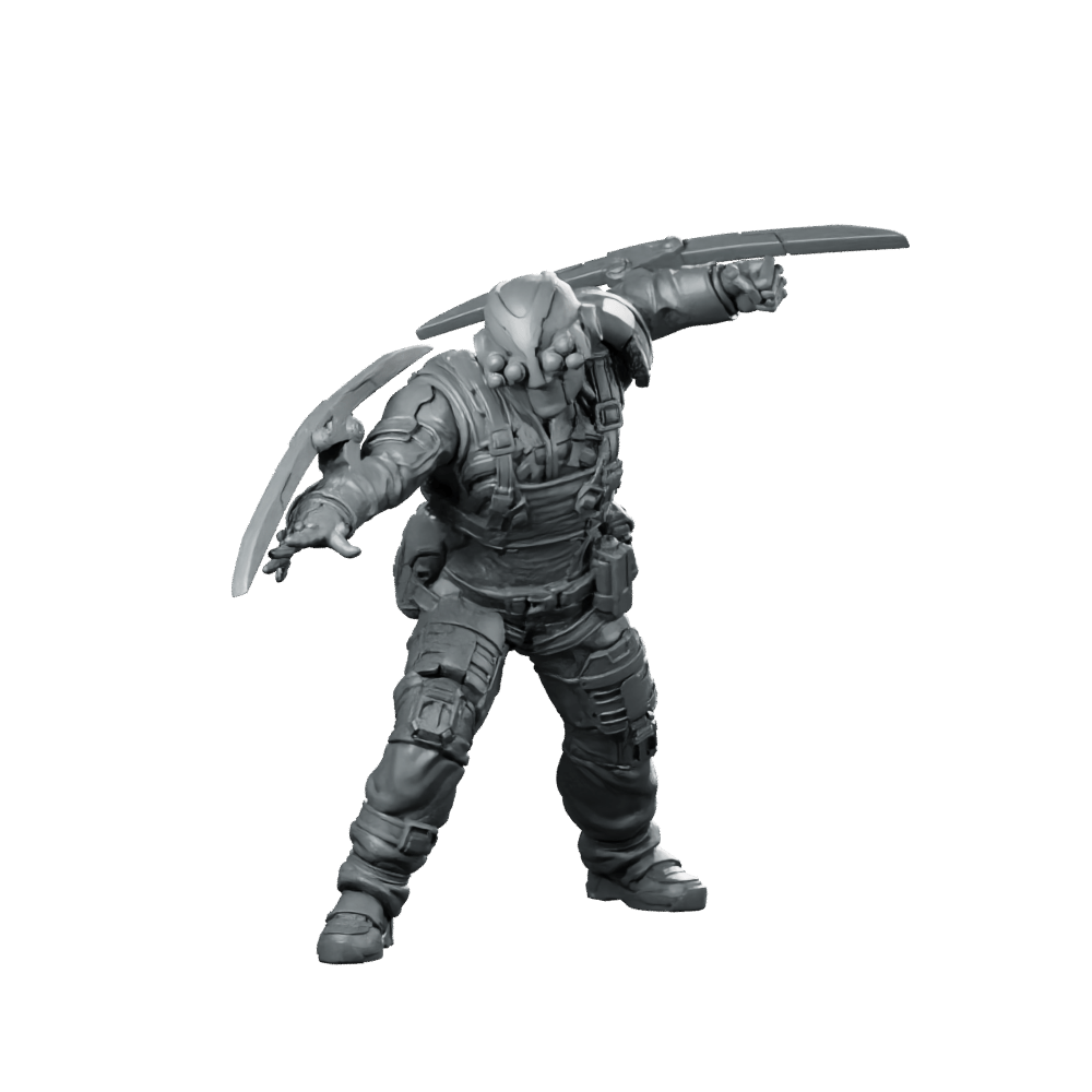 Pcpd Hypertac C Swat Unit 9 Miniature Cyberpunk - Papsikels Miniatures - We Print Miniatures