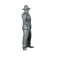 Pcpd Police Detective Billy Hambert Miniature Cyberpunk - Papsikels Miniatures - We Print Miniatures